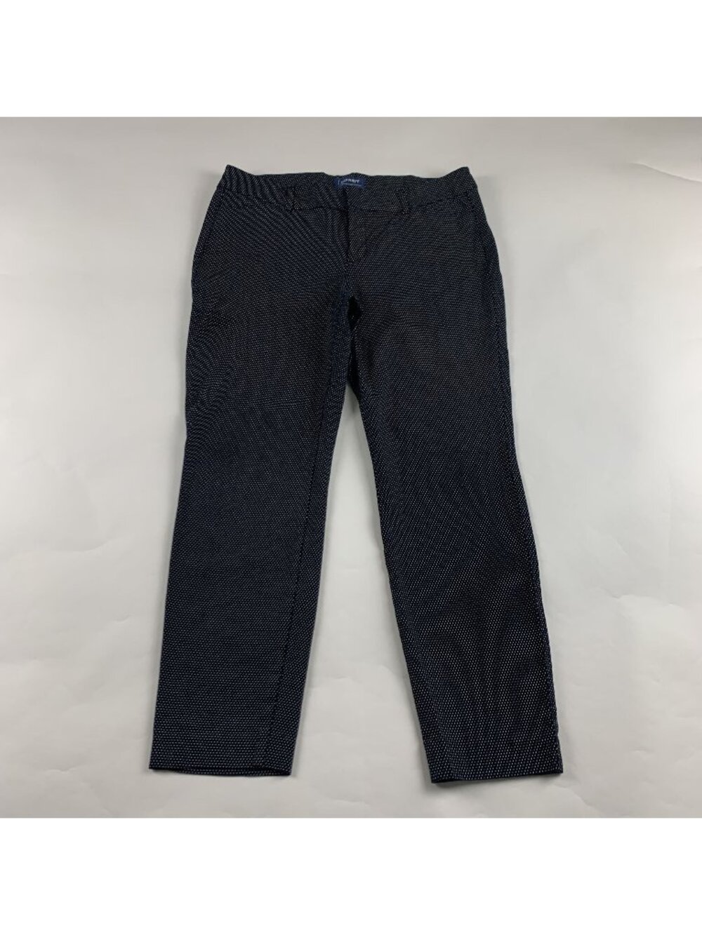 Old Navy Black Micro Dot Skinny Pixie Pant 12R